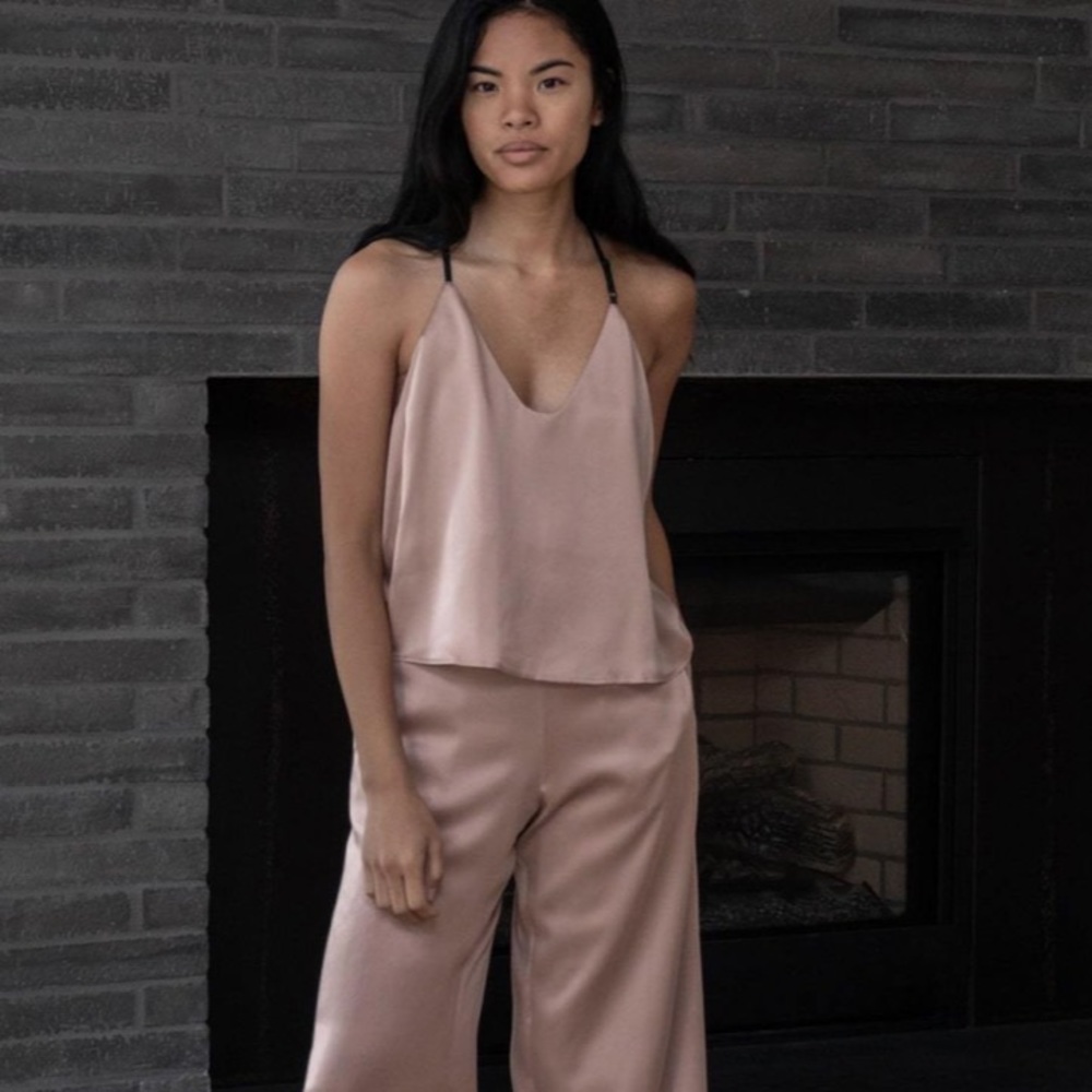 BRAND NEW Lunya Silk Cami Pant Set